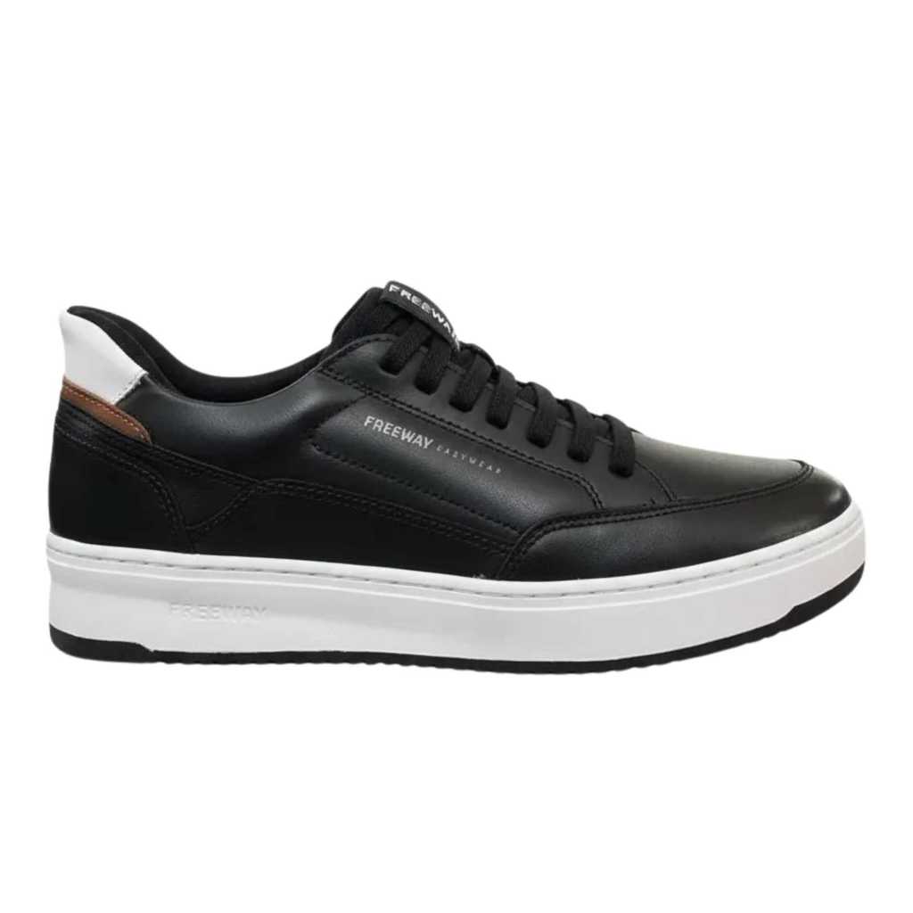 Sapatênis freeway masculino de couro Automatic01 casual