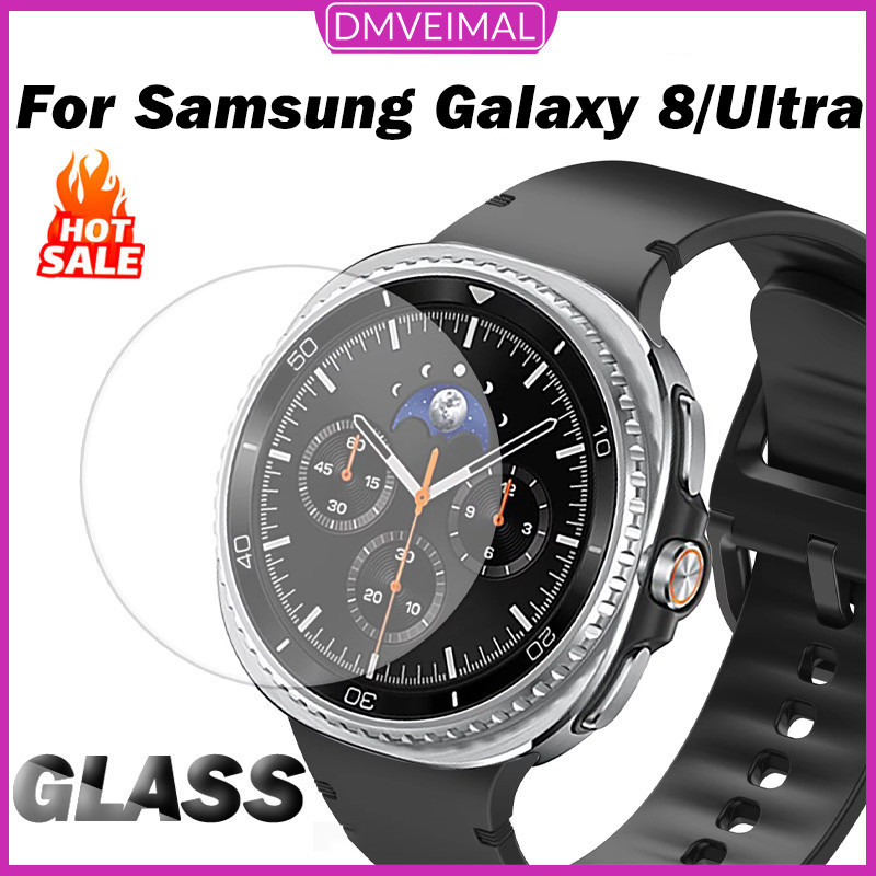 Kit 6 Película Com Vidro Protetora Vidro Temperado 3D Para Relógio Samsung Galaxy Watch 9 8 40 44mm Classic 46mm Ultra