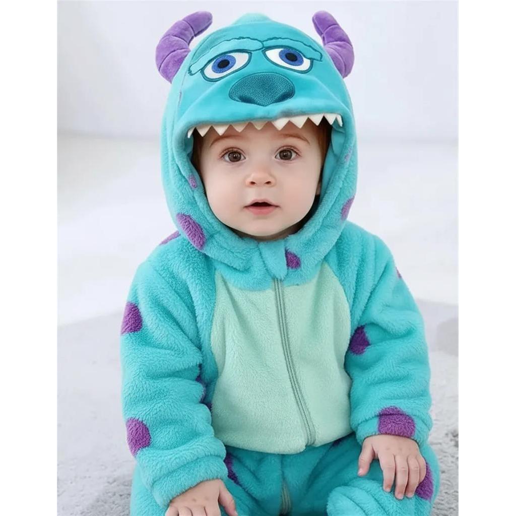 Pijama Kigurumi Plush Tamanho:1 Ano;Cor:Sullyvan