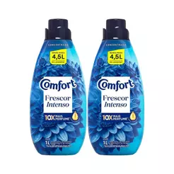 Kit com 2 Amaciantes Concentrado Comfort Cuidado Intensivo 1L