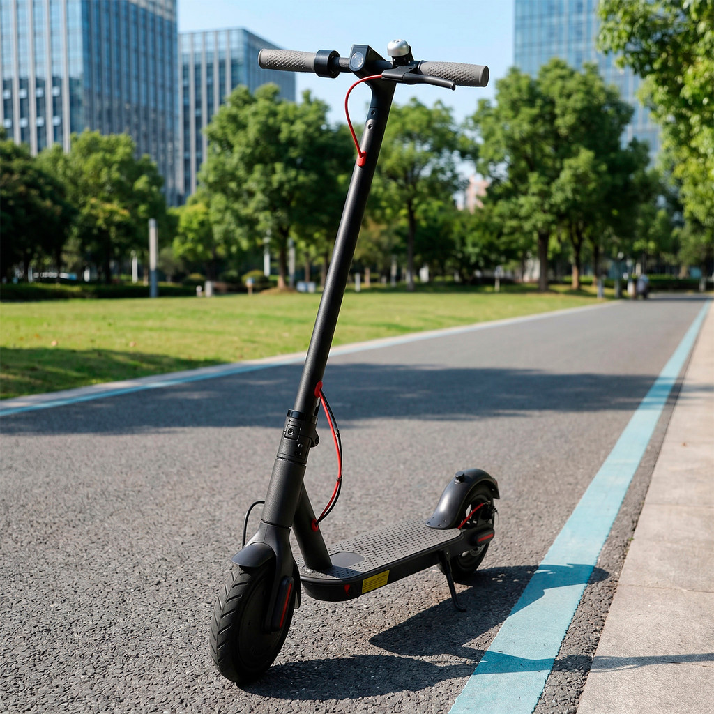 Patinete elétrico scooter dobrável 350W motorizado. bateria lítio bivolt aro 8.5 freio disco com LED