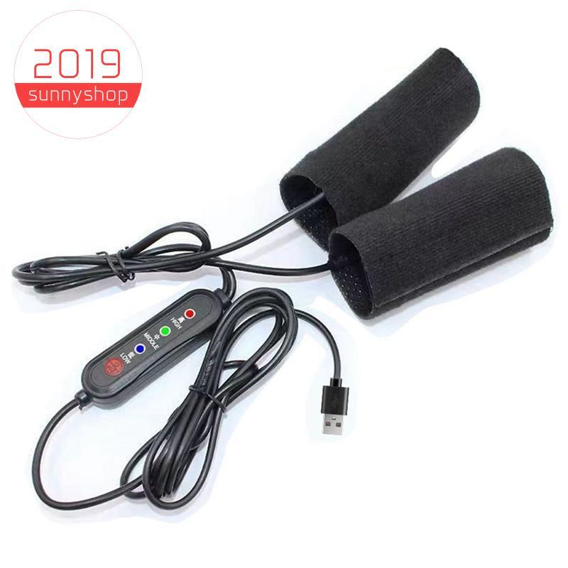 [Bestseller S] Capa Aquecida Para Guidão De Motocicleta 5V 2A USB Alça Elétrica 1 Peça 3 Engrenagens Mais Quente De Punh