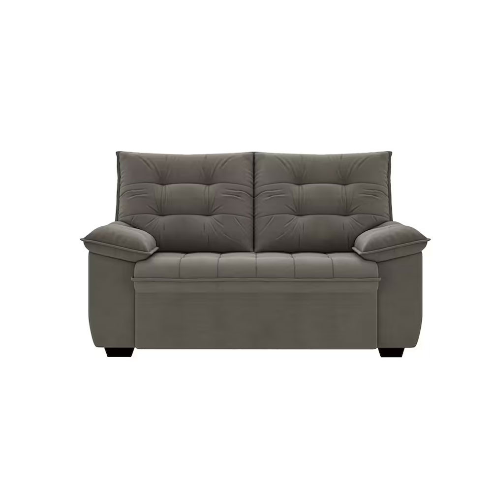 Sofá 2 Lugares Berlim Veludo 150cm Madeira Maciça Luizzi