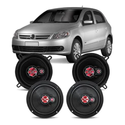 Kit Alto Falante Original Gol G5 2009 2010 2011 2012 Kf.012 Foxer