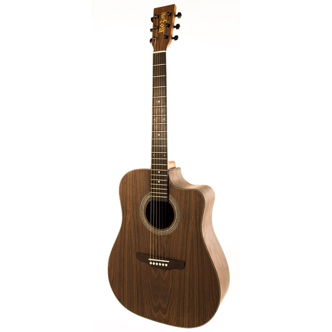 VIOLAO FOLK ROZINI RX315ATFCTLP P BRASIL CUT ELETRICO NATURAL FOSCO