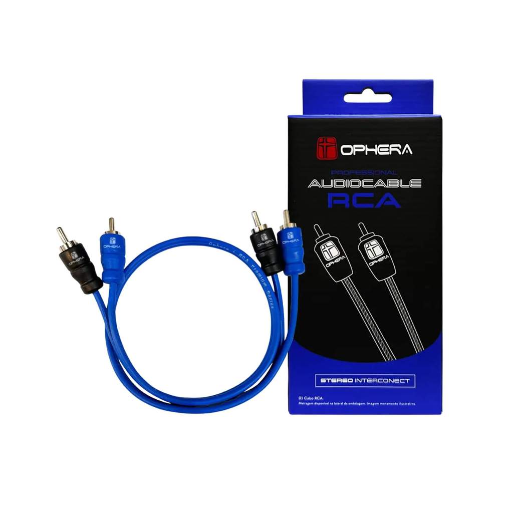 Cabo RCA Profissional 0,5M 100% Cobre Ophera - 4881