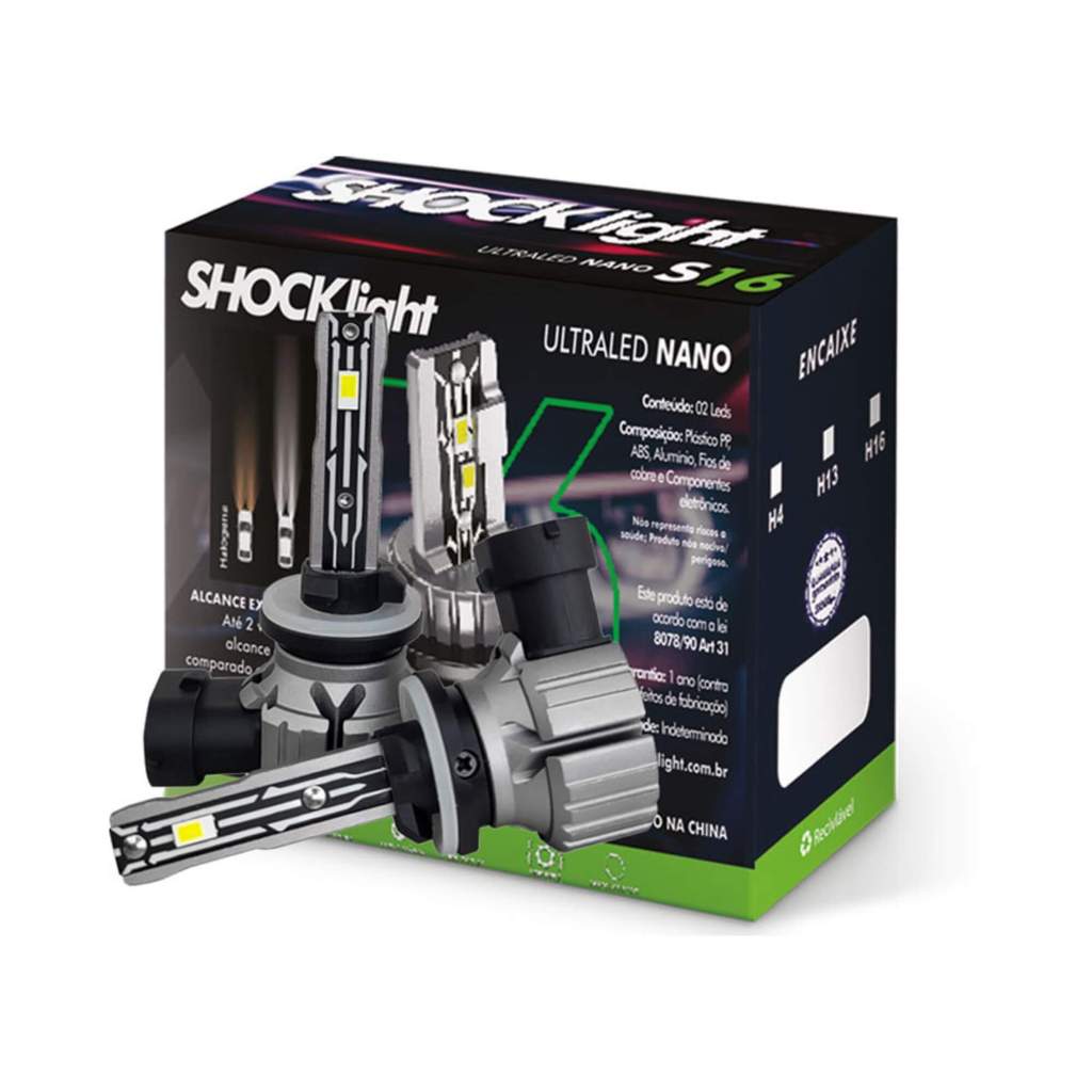 Ultraled S16 NANO H27 4300K 12V 40W 4200LM Shocklight - SLL-160027B