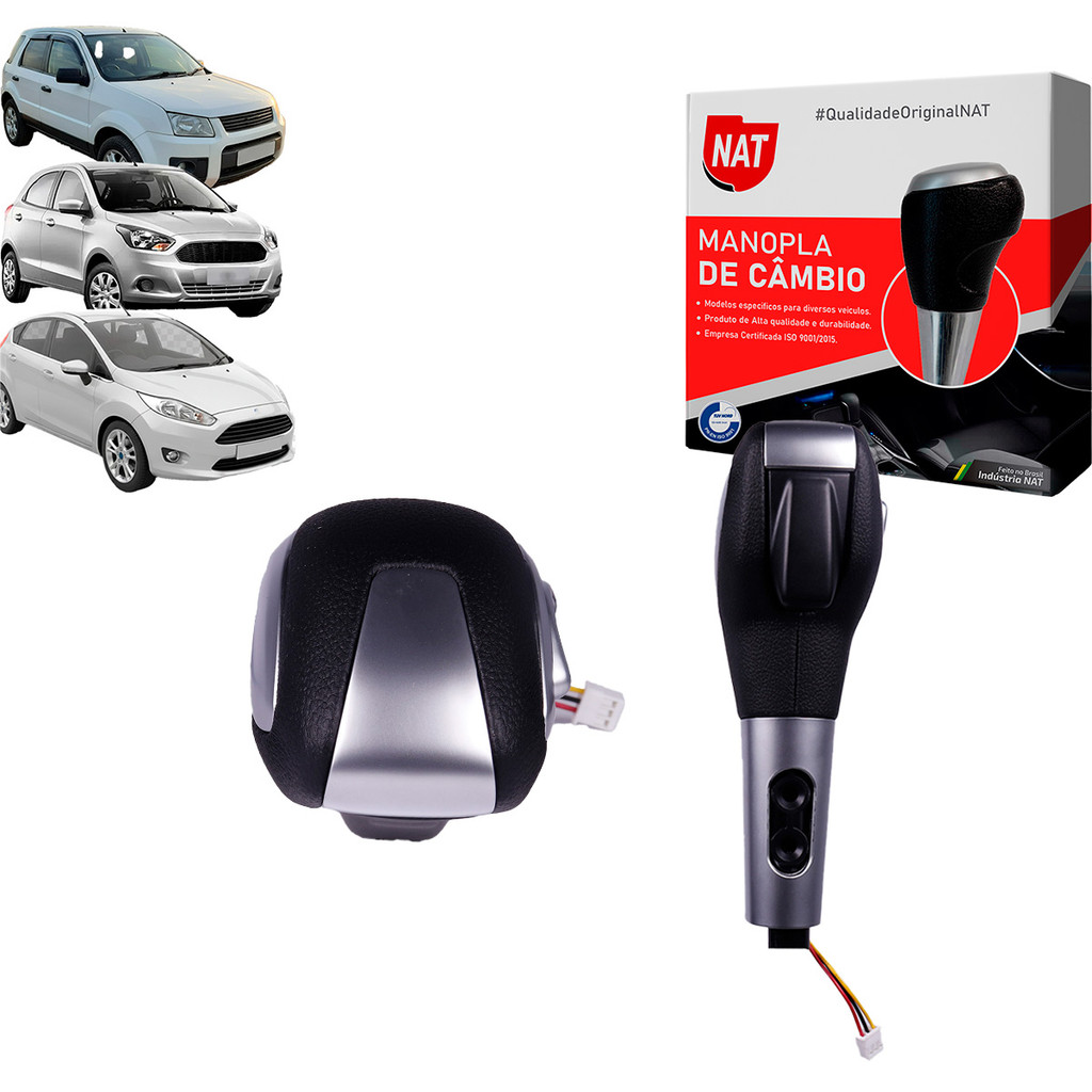 Manopla de Câmbio Automático Ecosport 2013 Até 2021/New Fiesta 2014 Até 2019 E KA 2019 Até 2021