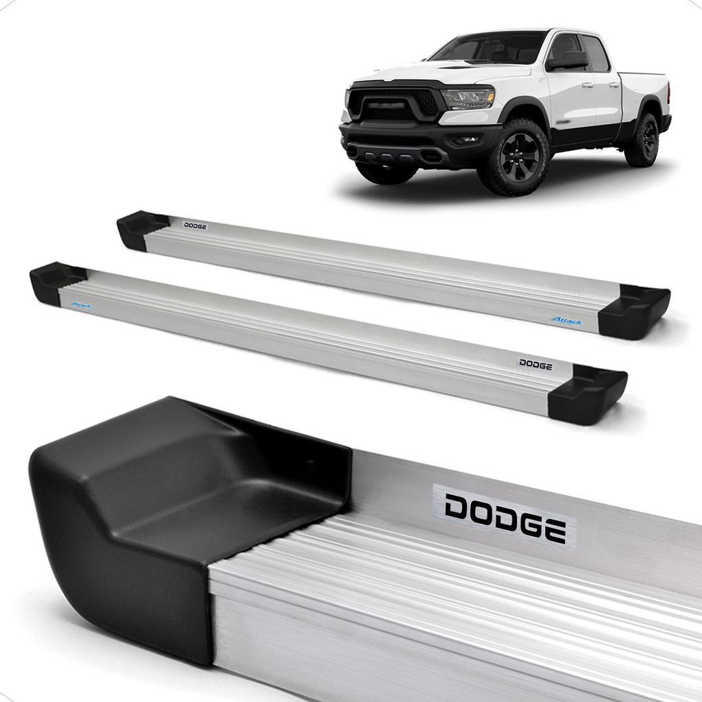 Imagem Estribo Prime Dodge Ram 1500 Rebel 2021/... Cabine Dupla Natural