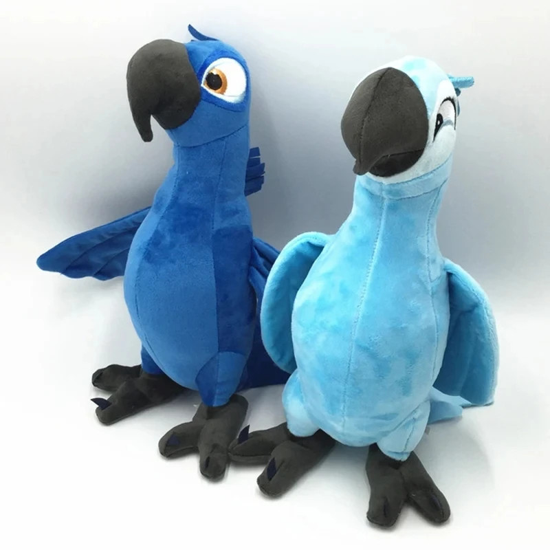 JAMXUN Novo Brinquedo de Pelúcia do Filme de Animação Rio 2, Papagaio Azul Blu de 30cm e Boneco de Pássaro, Presente 7XF