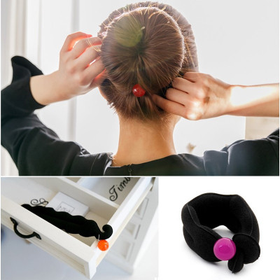 Versão coreana All-Match doces bola cabeça acessórios bola moda acessórios para o cabelo cocar bola contas grampo de cab