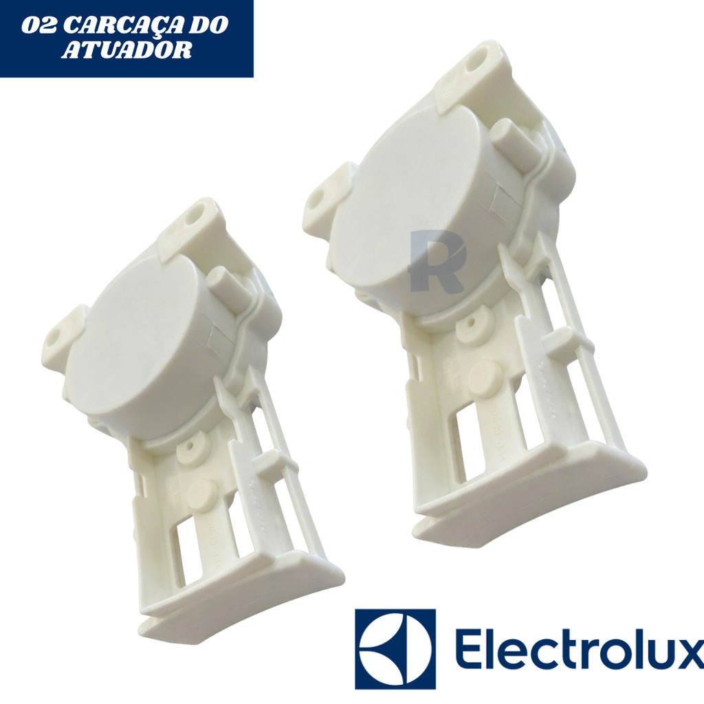 Kit 2 Carcaça Atuador Freio Embreagem Lavadora Electrolux LTD13 LT13B
