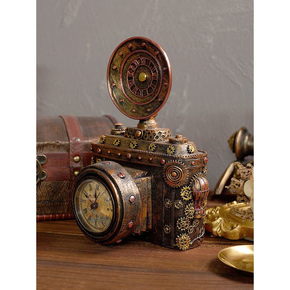 Americano Retro decorações criativas objetos antigos estudo entrada doméstica TV gabinete decoração decorações estilo Pu