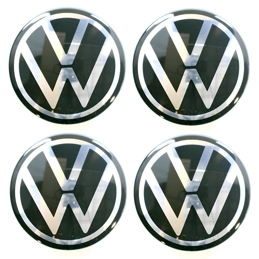 4 Calotas Central da Roda Volkswagen Polo 2023 a 2026