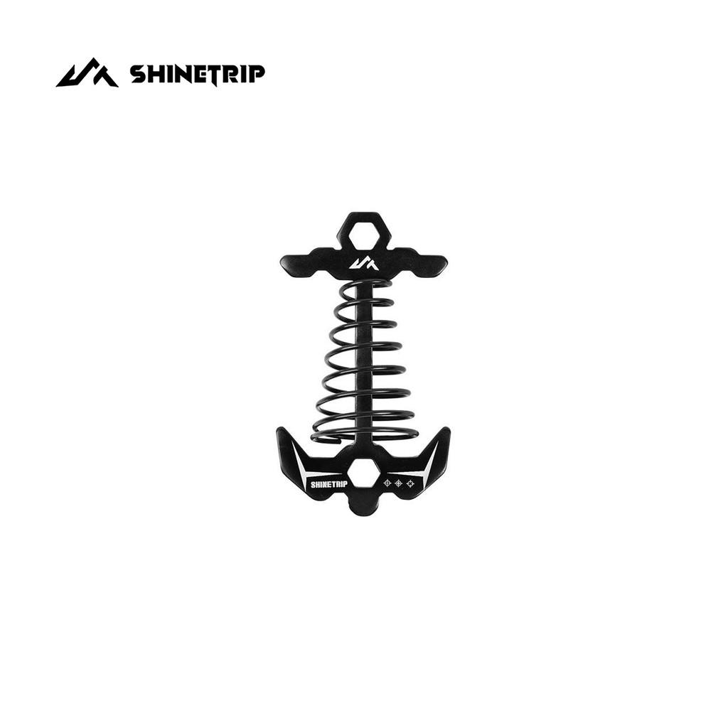 Shinetrip shinetrip ao ar livre 05 tático espinha de peixe prego acampamento céu cortina tenda palete mola fixa espinha 