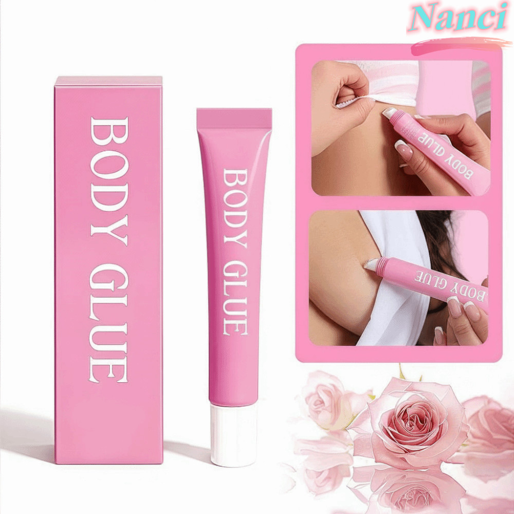Adesivo Corporal NANCI 20ML , Líquido Antiderrapante De Secagem Rápida , Cola Resistente Ao Suor De Fixação Forte