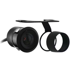 Camera de Ré Estacionamento Automotiva E-Tech ET-CAM 08 Universal Encaixe Borboleta Parachoque Colorida Resistente Água