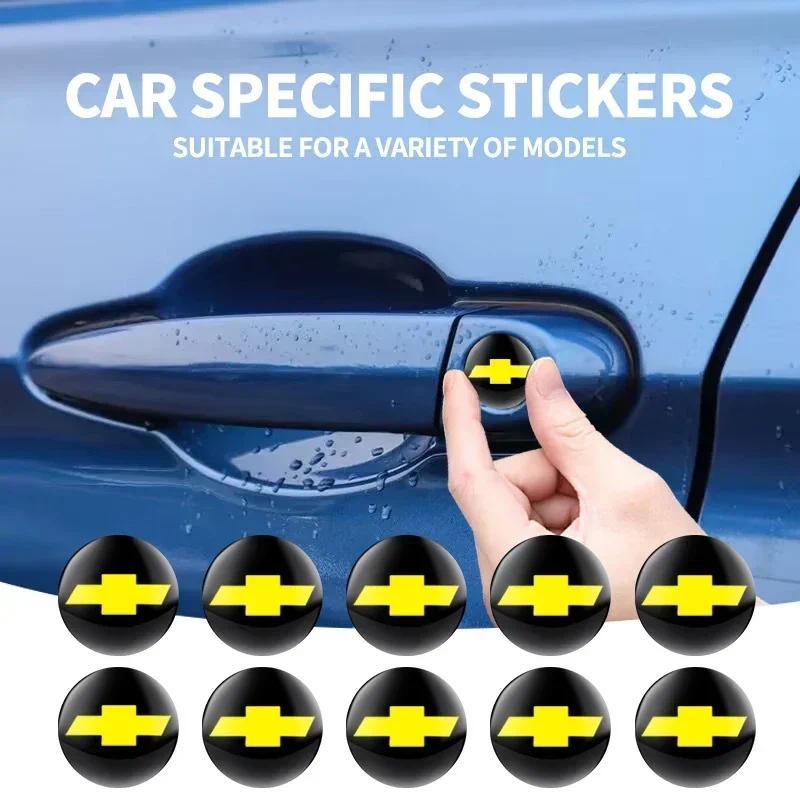 2/5/10 Pçs Estilo Do Carro Bloqueio Fechadura Adesivos Decoração Proteção Para Chevrolet Cruze Aveo Captiva Lacetti Aces