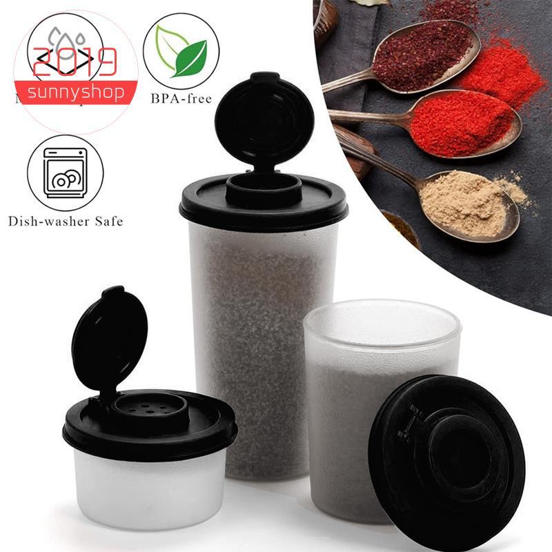 [Bestseller S] Saleiros E Pimenteiros À Prova De Umidade Conjunto De Temperos Para Viagem Frasco De Especiarias Com Tamp