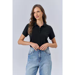 Camiseta Polo Feminina Acostamento Act Moda feminina Polo Acostamento Feminina