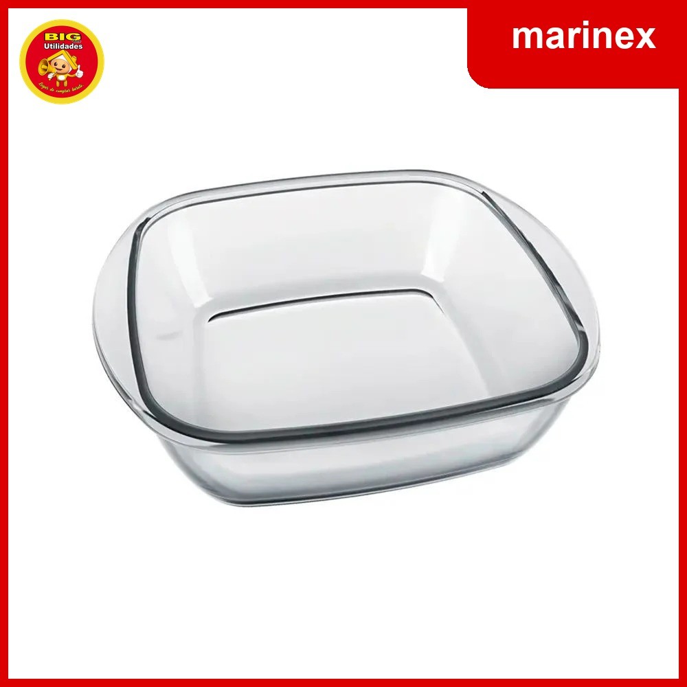 Travessas Marinex Vidro Temperado Resistente