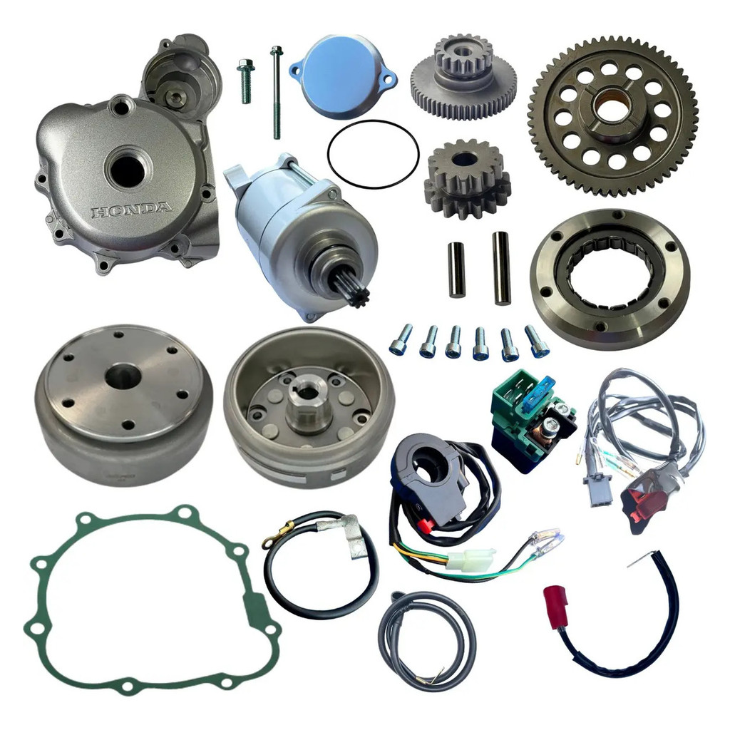 Kit Sistema Partida Elétrica Cg Ks Titan Fan 125 2002 2003 2004 2005 2006 2007 2008