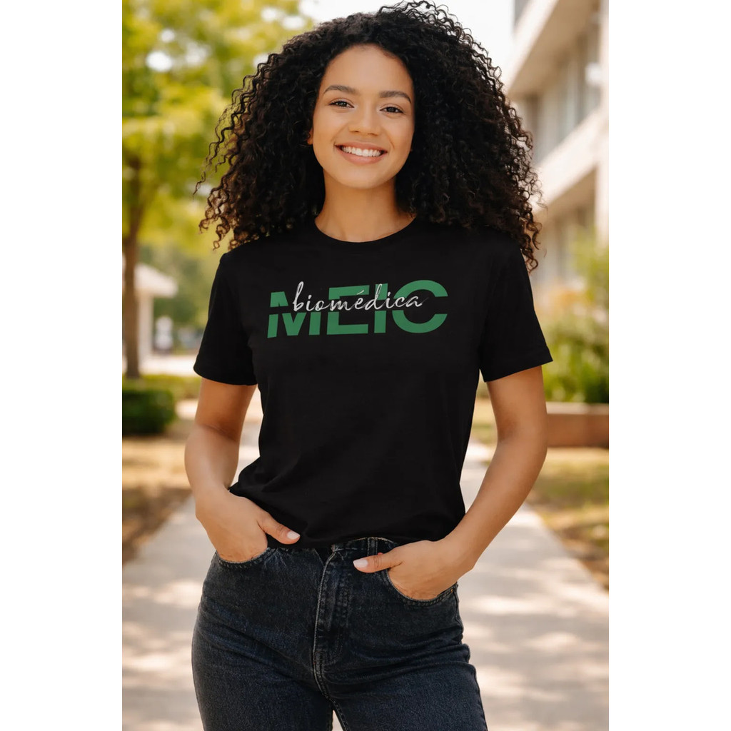 Camisa Feminina Curso Biomedicina Meio Biomédica