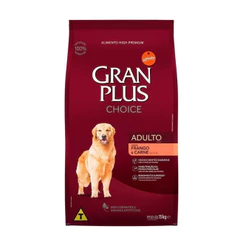 Ração GranPlus Choice Frango e Carne para Cães Adultos 15kg