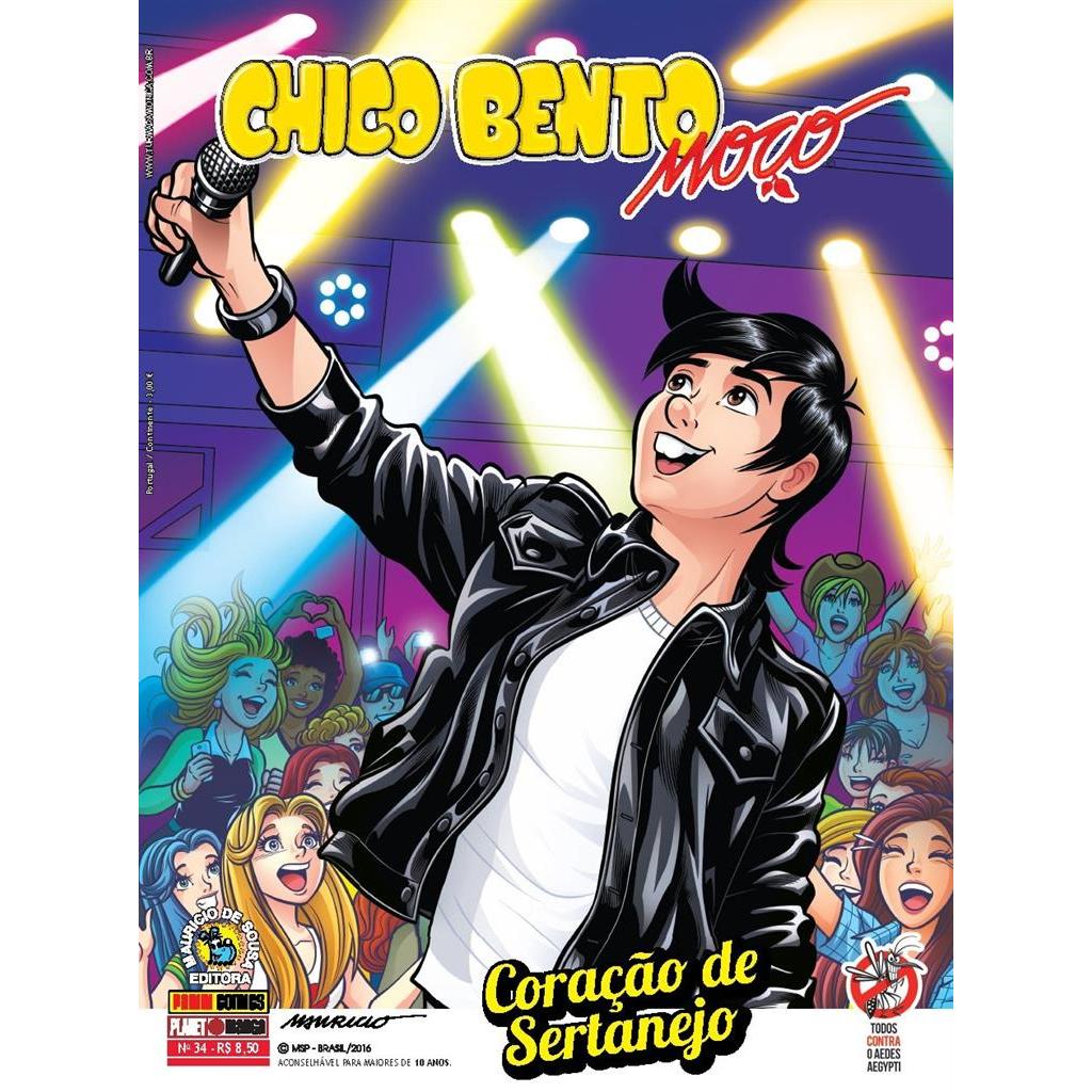 Coração de Sertanejo: Chico Bento Moço - Vol. 34 autor Sousa, Mauricio de