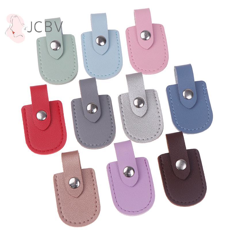 [JCBV] 1 Pc PU Nipper Capa Protetora Tesoura Bainha De Couro De Segurança Protetor Pedicure Ferramentas De Manicure Tamp