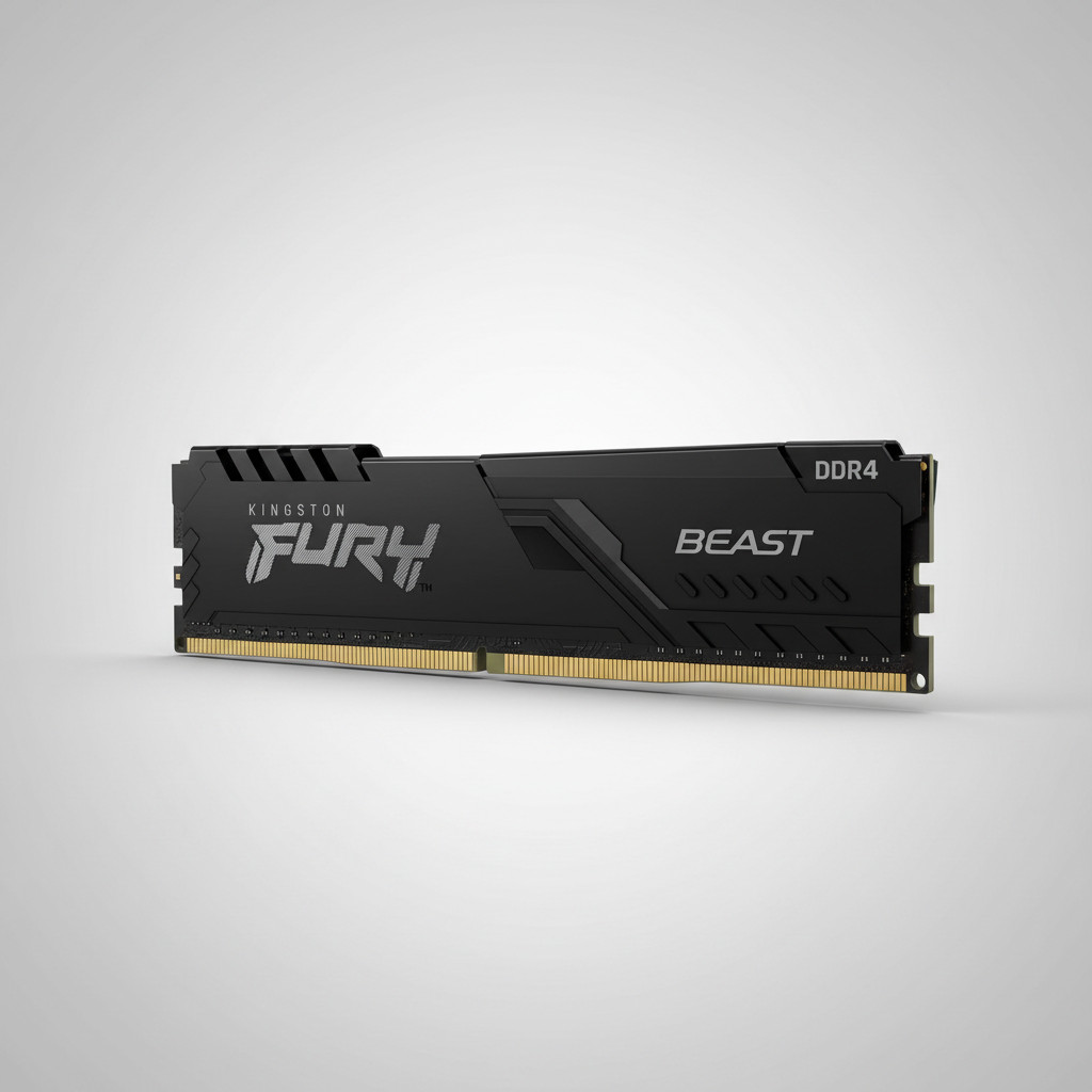 MEMORIA DDR4 32GB 3200MHZ KINGSTON FURY BEAST PRETO KF432C16BB/32