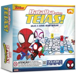 JOGO DE TABULEIRO SPIDEY BATALHA SOBRE TEIAS COPAG DISNEY BRINQUEDOS HOMEM ARANHA MESA SUPER HERÓI