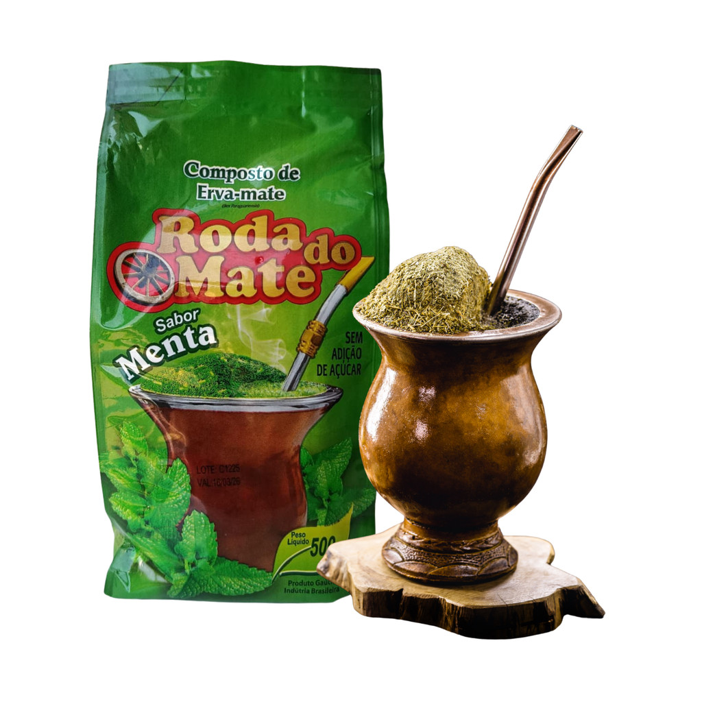 Erva Mate  Roda do Mate Sabor Menta