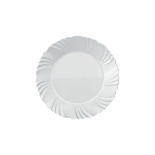 Prato de Sobremesa Nadir Duralex em Vidro Pétala Branco em Oferta na Shopee