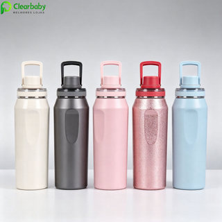 Garrafa Térmica de Aço Inoxidável de Grande Capacidade 600/800/1000 ml — Uso com Líquidos Quentes e Frios