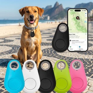 Mini Tag Rastreadora Bluetooth Para Pet E Bagagem Localizador Sem Fio Alta Precisão