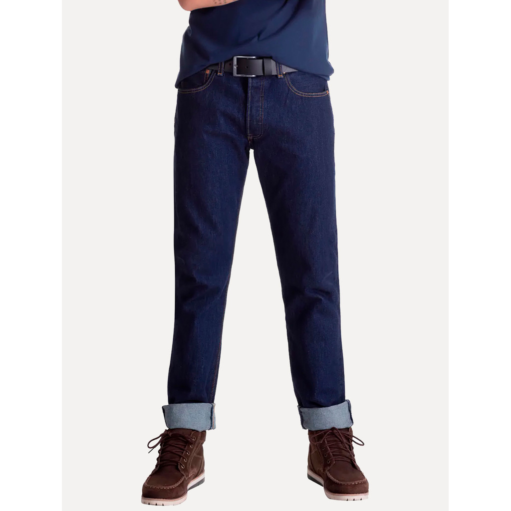 Calça Levis Jeans Masculina 501 Original Azul Escura 005010115