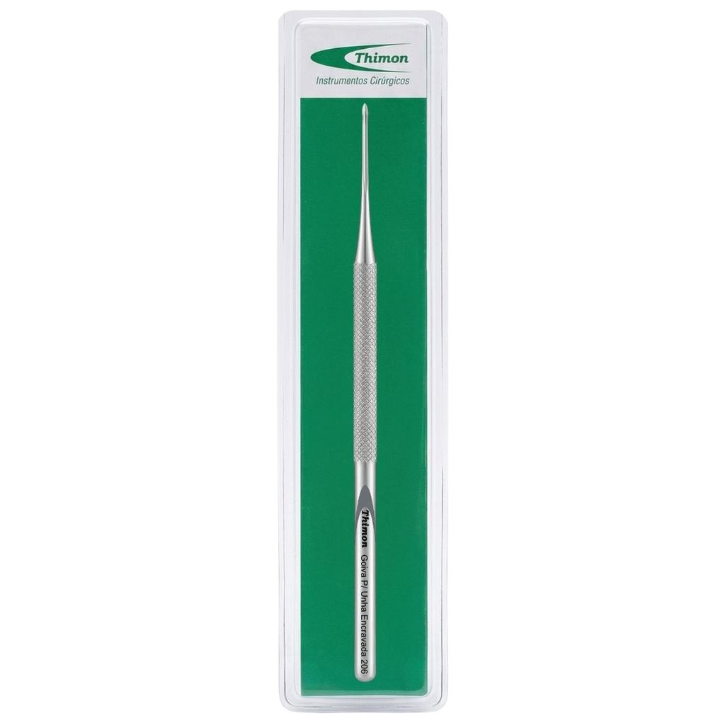 Espátula Goiva Desencravador Inox Unha e Espícula Thimon 206