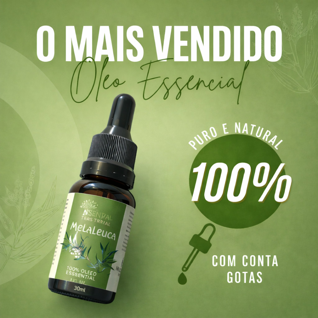 Óleo Essencial Melaleuca 100% Puro Florest Brasil