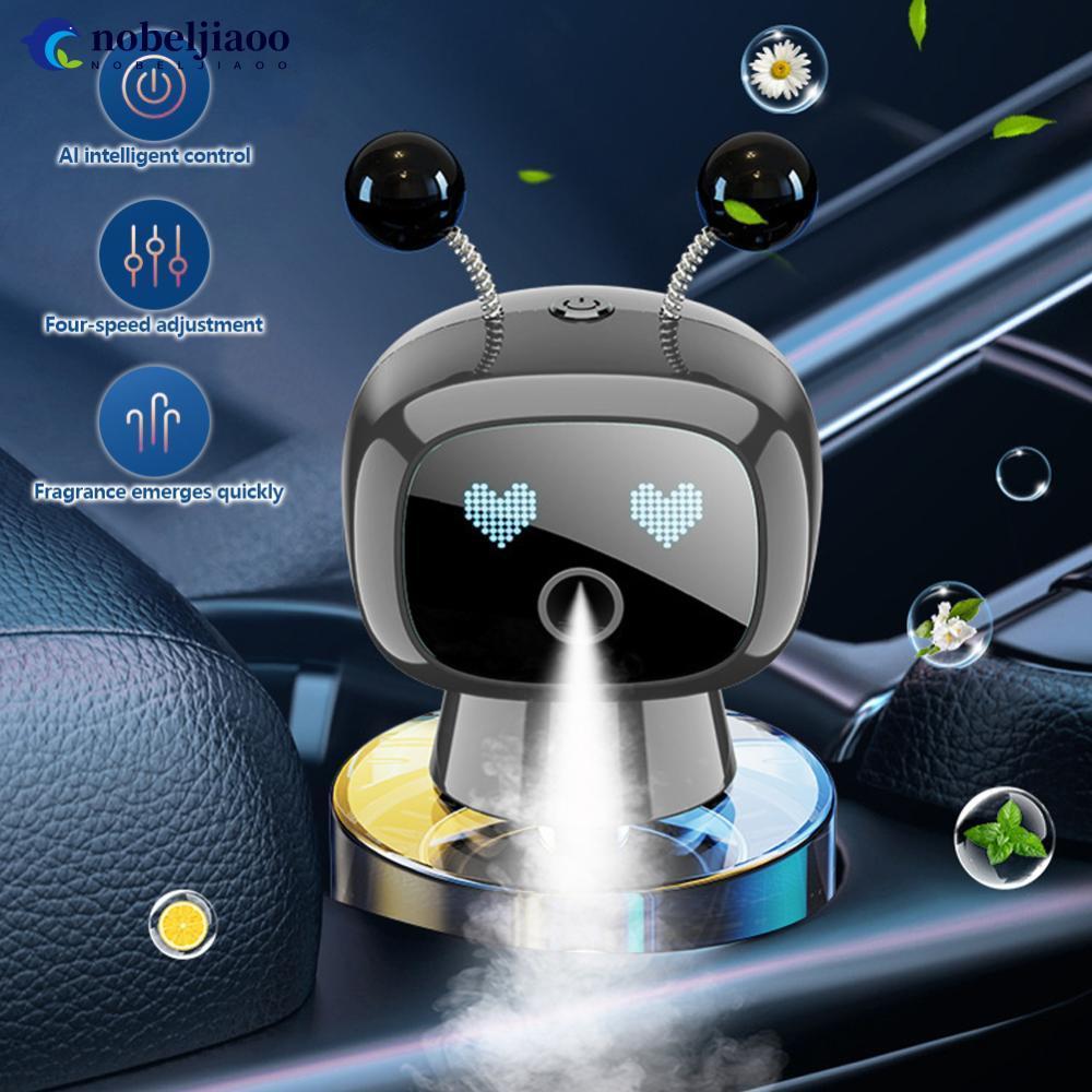 NOBELJIAOO Difusor Universal Para Carro , Ambientador AI , Robô Inteligente , Fragrância Recarregável Automático , Aroma