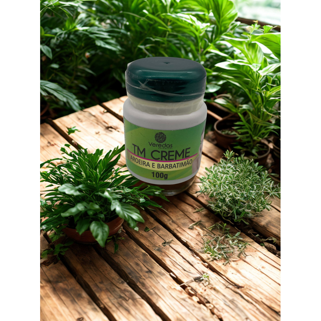 Veredas Creme TM Aroeira + Barbatimão – Tratamento Completo para a Pele