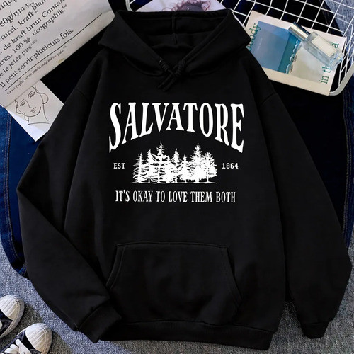 Moletom Com Capuz The Vampire Diaries Estampado Seriado