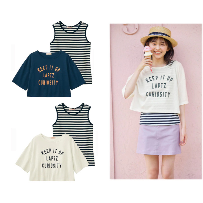 Novo estilo meninas primavera verão crianças estilo ocidental camiseta terno de duas peças médio grande crianças puro al