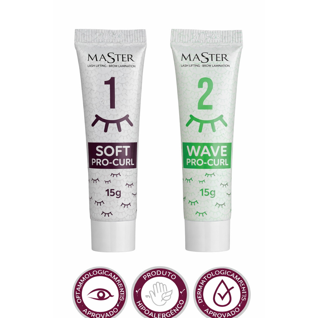 Kit Master Passo 1 e 2 15g Lifting Cílios Efeito Duradouro e Potente