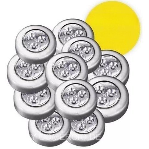 4/5/6 Pcs LâMpada Adesiva De EmergêNcia Com LEDs Lampada Pequena ParCorredor/Parede/ArmáRio