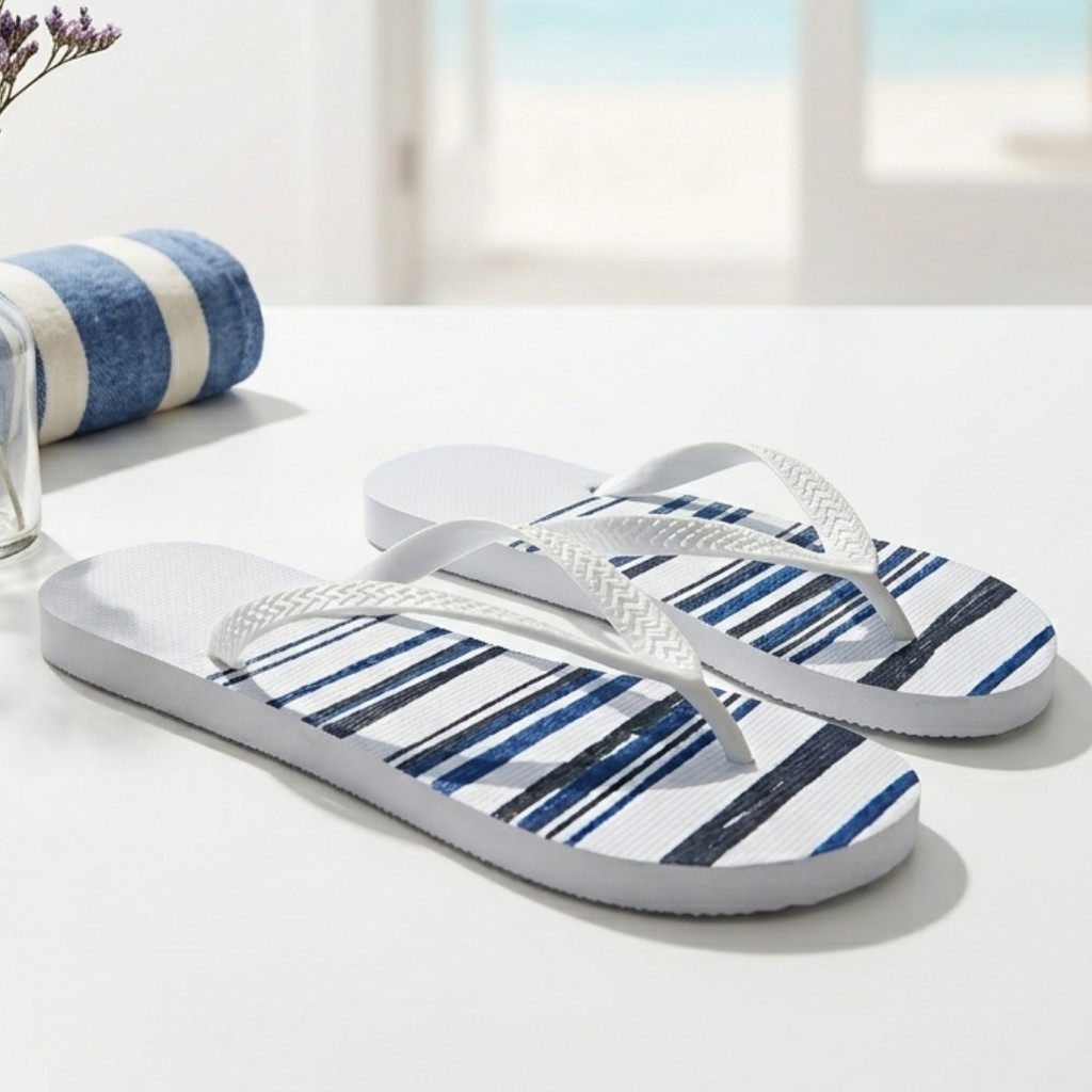 Chinelo Masculino Leve Antiderrapante Confortável Estampado Seca Rápido Ideal Praia Piscina Dia a Dia Envio Rapido