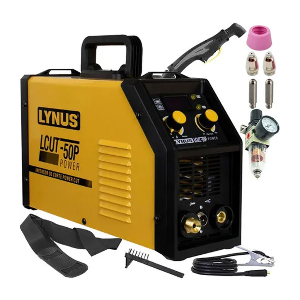 Maquina de Corte Plasma Manual Lynus LCUT-50P Power Monofasica 220V