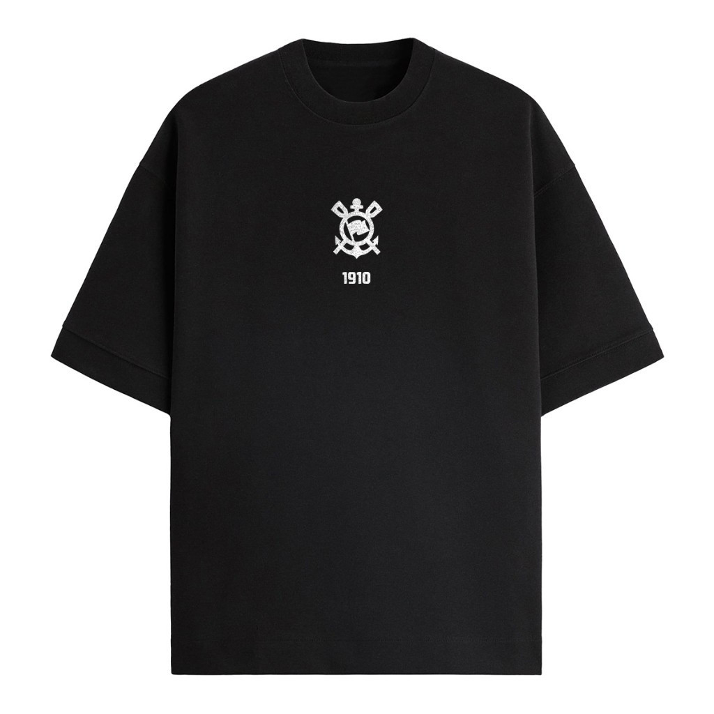 [Camiseta Premium em Algodão Puro]GXG Camiseta Streetwear Corinthians Timão 100% Algodão Masculina Torcida Fiel Gaviões