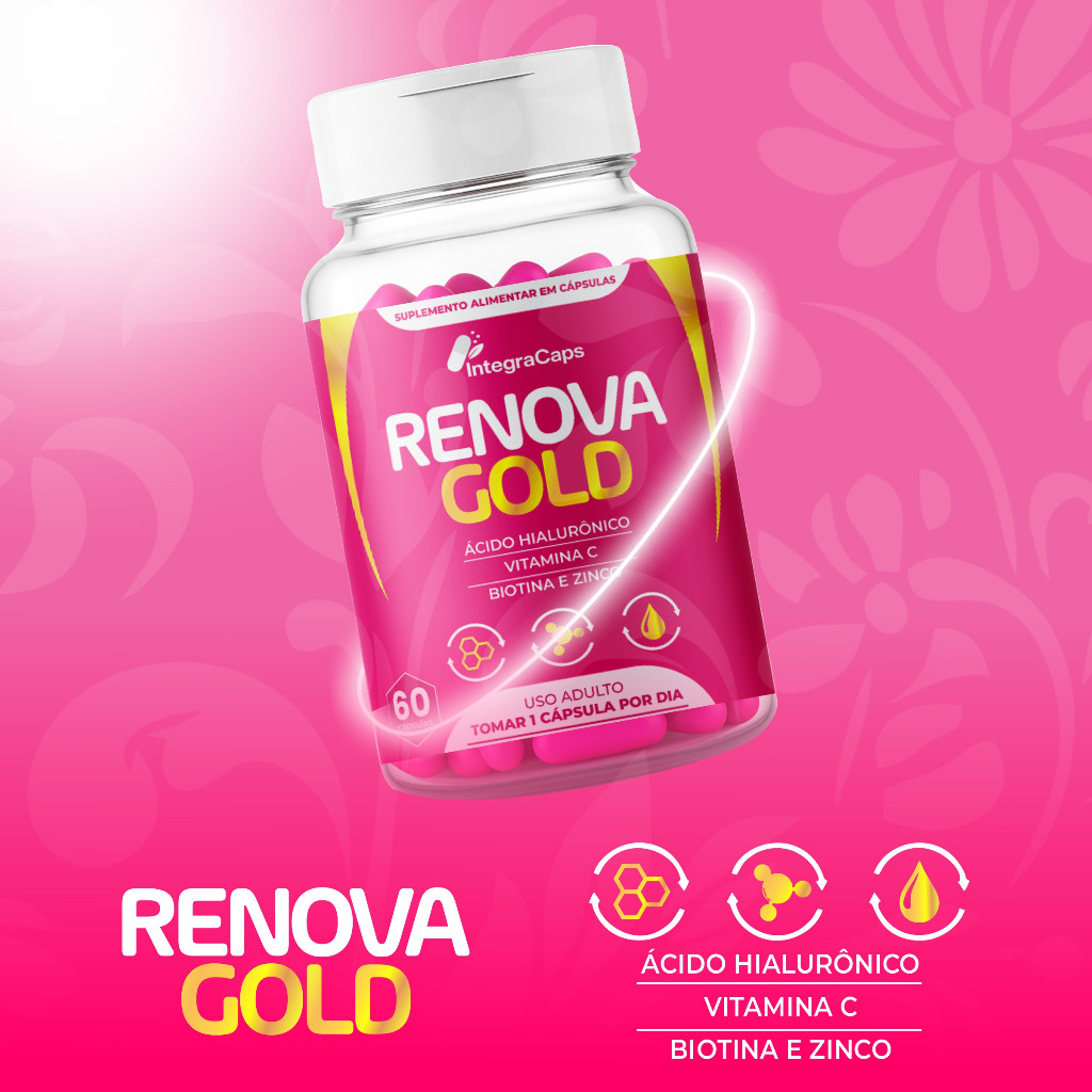 1x Renova Gold 60 Cápsulas Original - Envio Hoje - Loja Oficial
