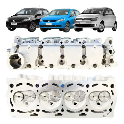 Cabeçote Completo Novo Gol Voyage Fox G4 G5 G6 1.0 Ea111